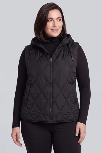 Must vest kapuutsiga